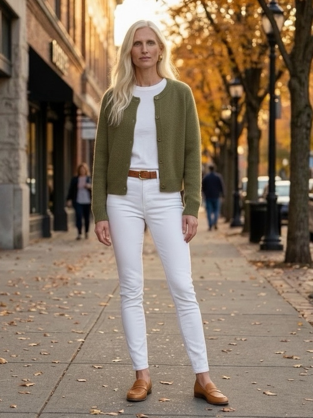 J.Jill Denim White Legging Jeans Jeggings Skinny Size 12 Tall